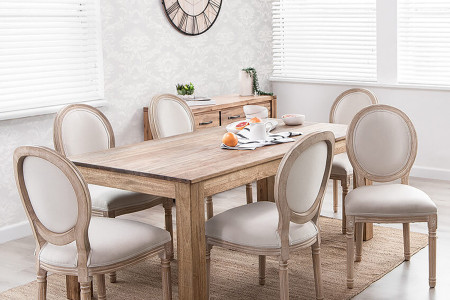 Montreal Olivia 6 Seater Dining Set - 1.6m