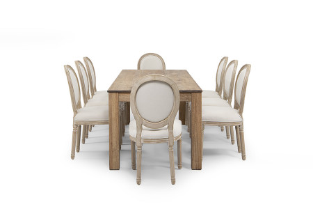 Montreal Olivia 8 Seater Dining Set 2.4m -