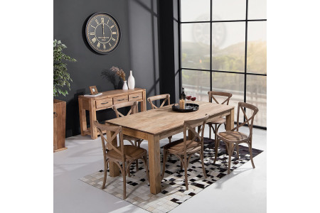 Montreal Provance 6 Seater Dining Set - 1.6m