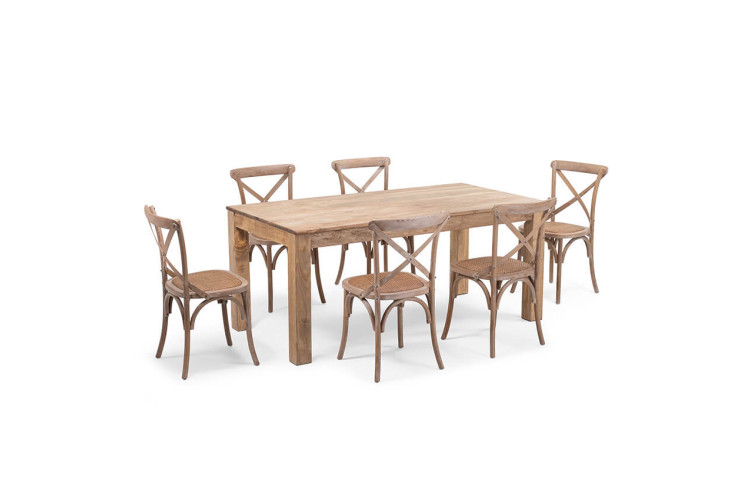 Montreal Provance 6 Seater Dining Set (1.6m) -