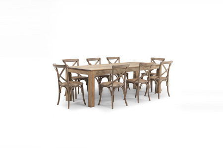 Montreal Provance 8 Seater Dining Set - 2.4m
