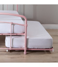 Larissa Bed - Blush Pink -
