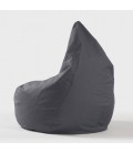 Linc Dark Grey Pearshape Bean Bag | Bean Bag Chairs -