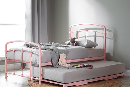Larissa Bed Combo - Blush Pink