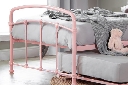 Larissa Bed Combo - Blush Pink -