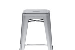 Esta Counter Bar Chair - Silver - 