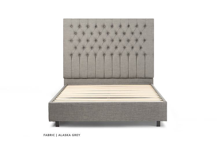 Kate Bed Set - Queen - Alaska Grey -