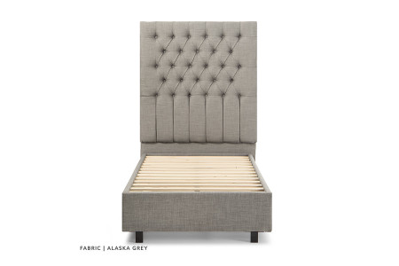 Kate Bed Set - Single - Alaska Grey -