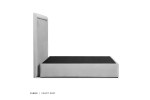 Elizabeth Bed - Single | Velvet Grey