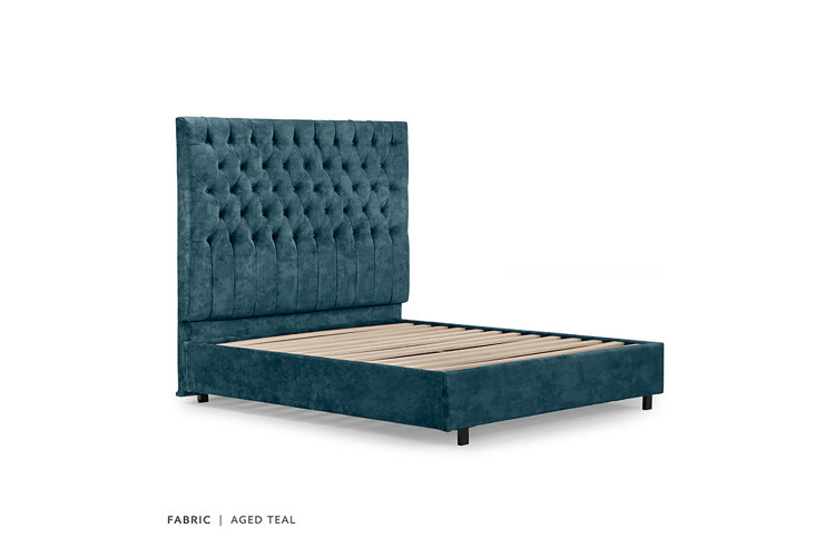 Kate Bed Set- Queen - Aged Teal -