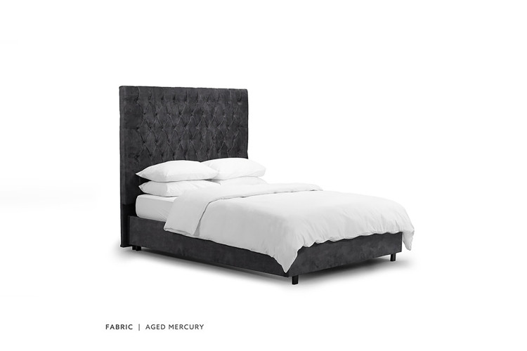 Kate Bed Set - Queen - Aged Mercury -