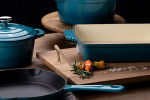 Nouvelle Cast Iron 8 Piece Cookware Set - Caribbean Blue -