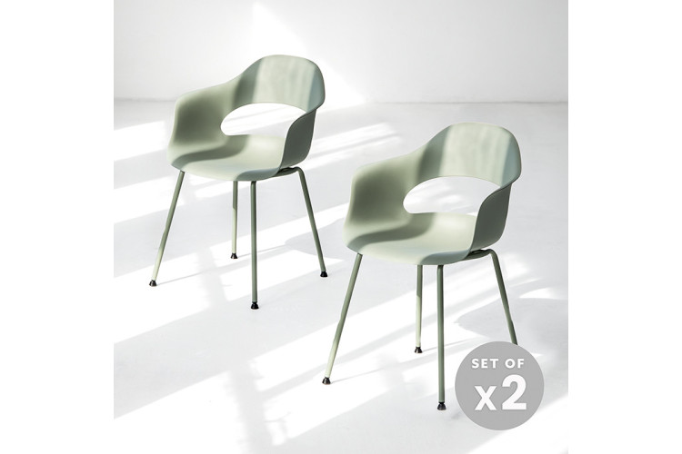 Cora Dining Chair - Green - Set of 2 -