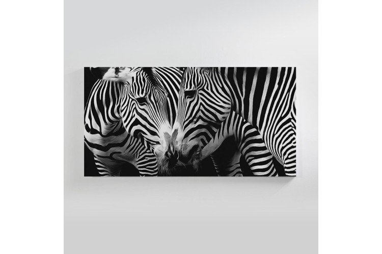 CAN-004 - Zebra Reflection Canvas Art -