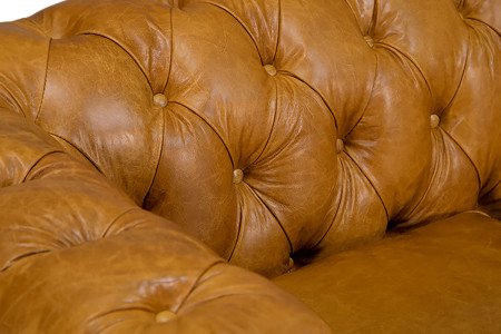 Jefferson Leather Lounge Suite - Tan Brown -