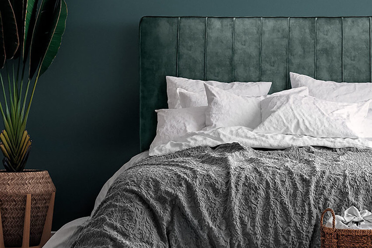 Vancouver Acacia Wood Bed Base King XL