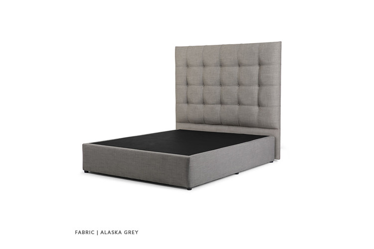 Ariella Bed - Double | Alaska Grey