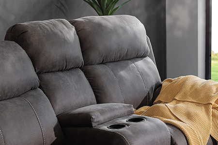 Ossian 2 Seater Cinema Recliner - Fossil -