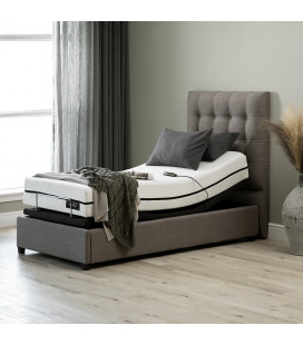 Adjustable Bed Single XL - Alaska Grey