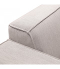 Jagger Modular - Corner Couch With Ottoman - Taupe -