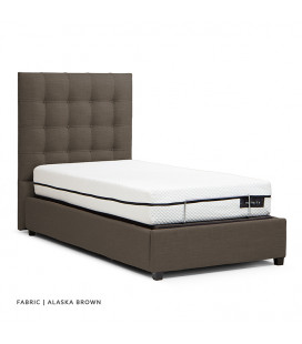Adjustable Bed  Single XL - Alaska Brown -