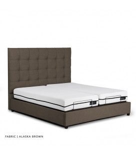 Adjustable Bed King XL - Alaska Brown -