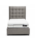 Adjustable Bed Single XL - Alaska Grey -