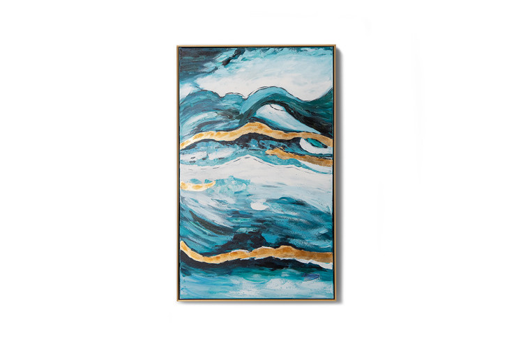 Hand Painted Canvas Art - Oceanic -