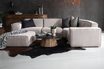 Jagger  Modular - Corner Couch With Ottoman - Taupe -