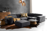 Jagger Modular - Corner Couch With Ottoman - Night Sky -
