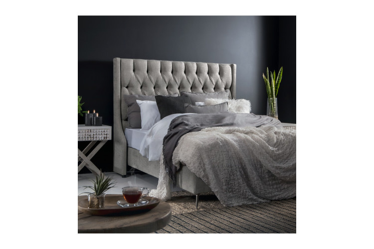 Madison - King Headboard - Everest Silver - 
