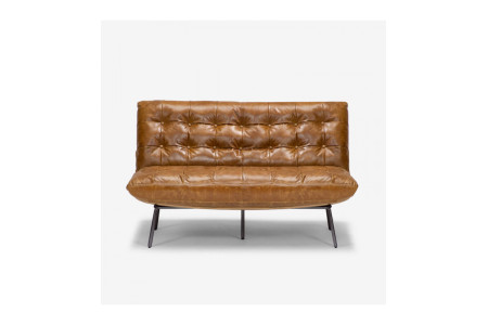 2 Seater Leather Couch Promo