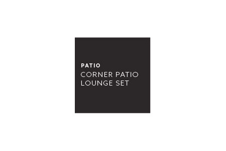 Corner Patio Lounge Set