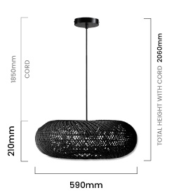 cielo_alvaro_pendant_black