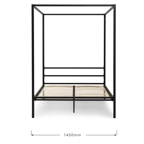 cielo_aurora_bed_double_black