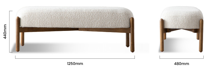 〆1/31 WHITE_WOOD_BENCH #3 Austin 3-Seater Bench White - Patio Warehouse