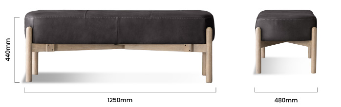 cielo_leather_bench_charcoal_dimensions