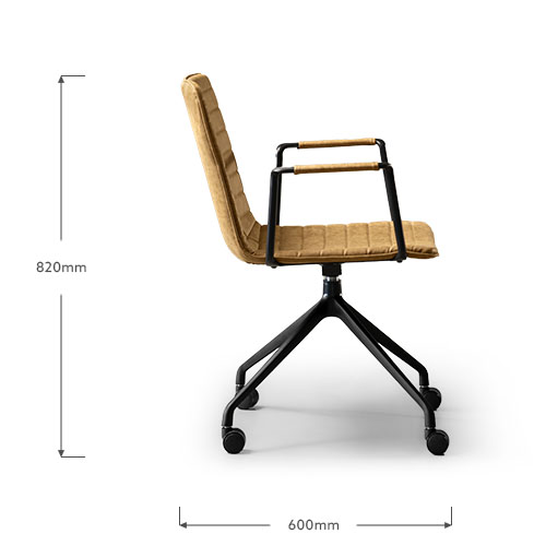 cielo_diego_office_chair_camel_dimensions