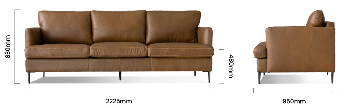 cielo_remington_3_seater_leather_couch_sahara_dimensions