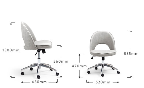 cielo_vida_office_chair_alaska_taupe_dimensions